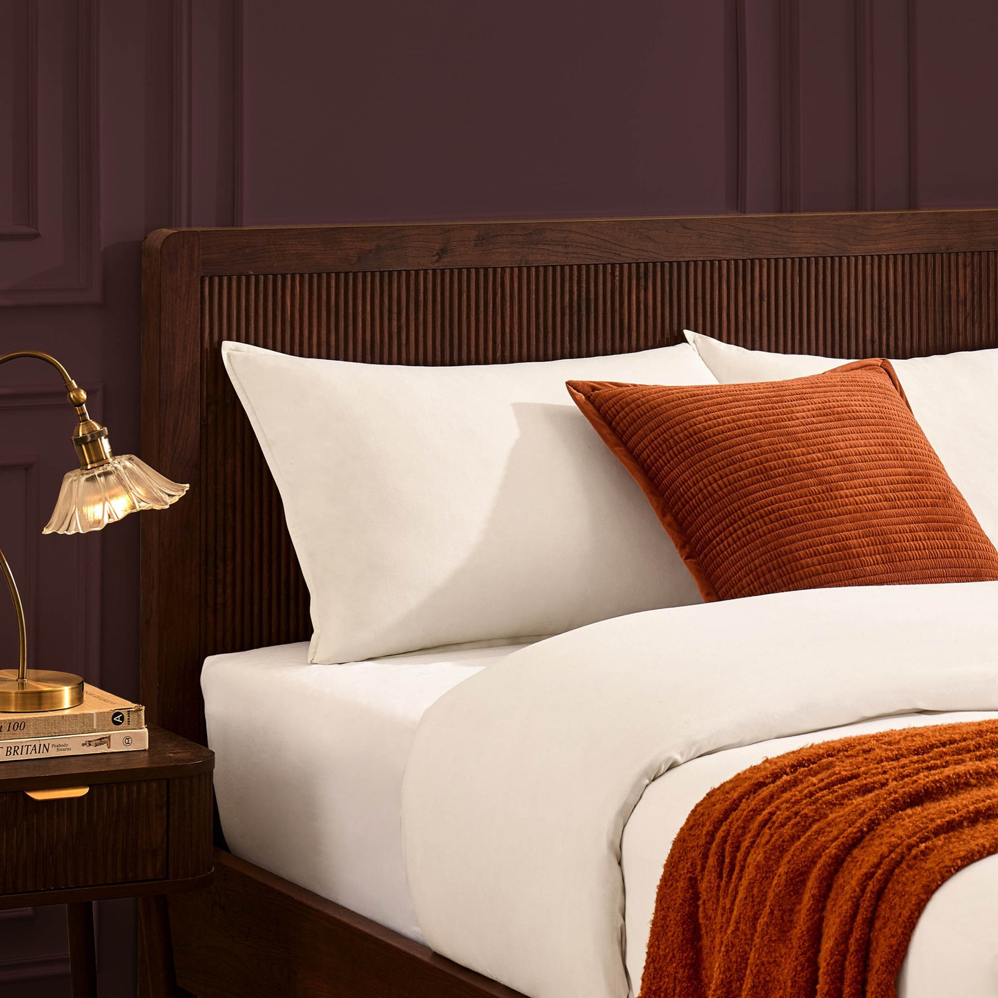 Hattie Bed Frame - Wood Walnut - DUSK