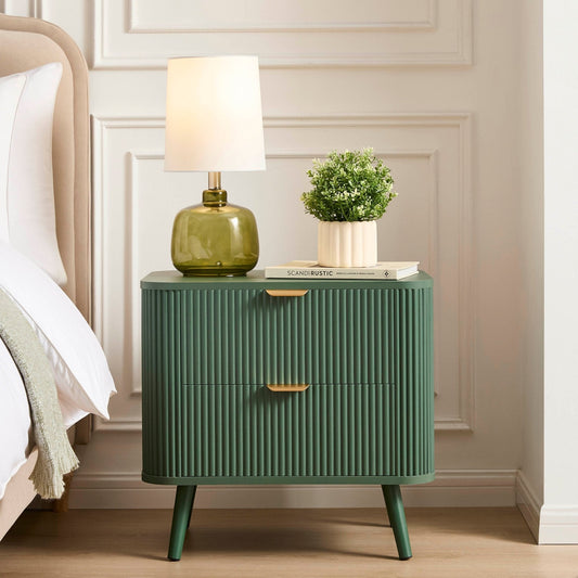 Hattie Bedside - Dark Green - DUSK