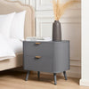 Hattie Bedside - Light Grey - DUSK