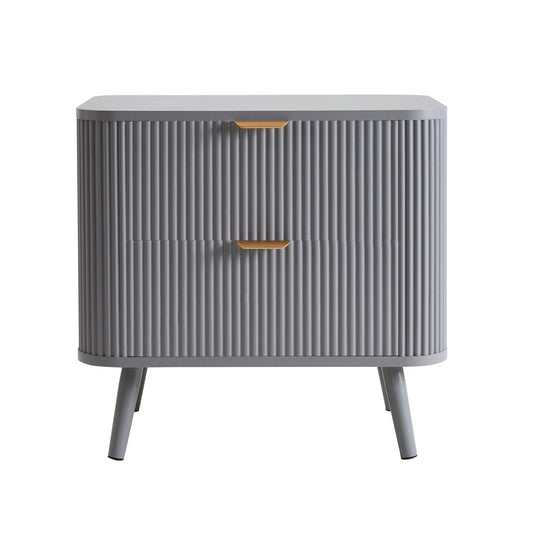 Hattie Bedside - Light Grey - DUSK