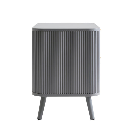 Hattie Bedside - Light Grey - DUSK