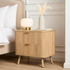 Hattie Bedside - Light Wood - DUSK