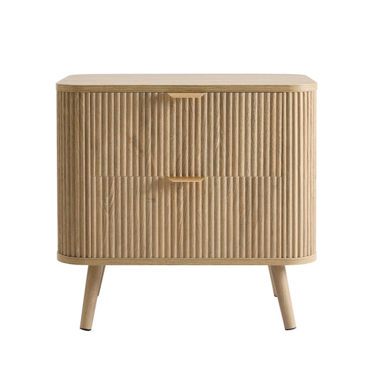 Hattie Bedside - Light Wood - DUSK