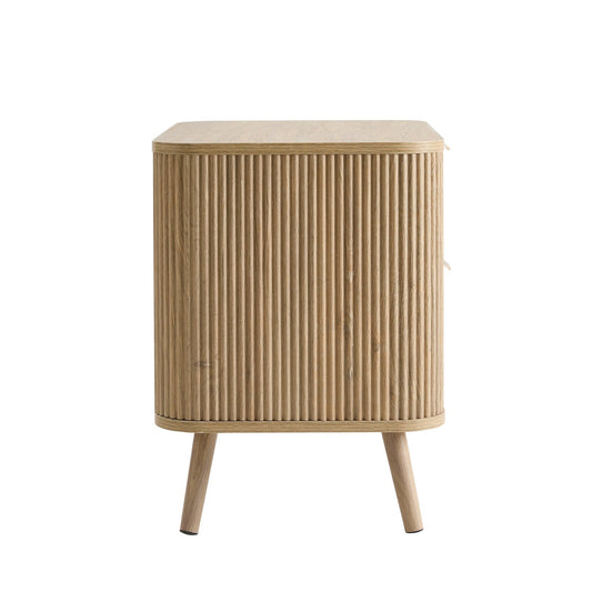 Hattie Bedside - Light Wood - DUSK