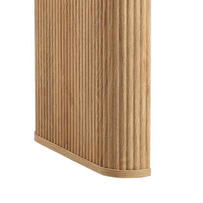 Hattie Compact Dressing Table - Light Wood - DUSK