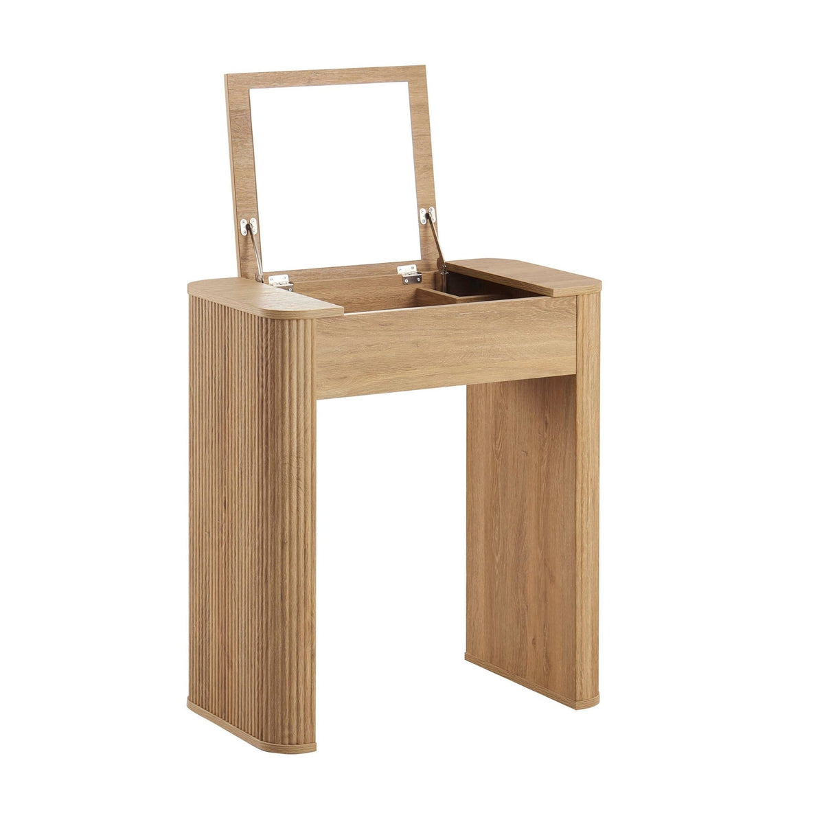 Hattie Compact Dressing Table - Light Wood - DUSK
