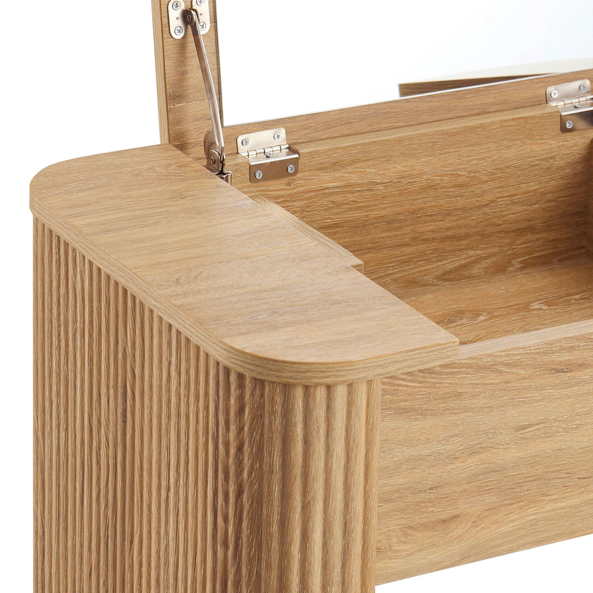 Hattie Compact Dressing Table - Light Wood - DUSK