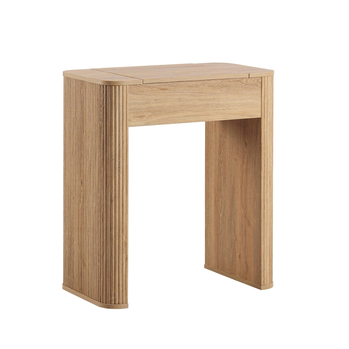 Hattie Compact Dressing Table - Light Wood - DUSK