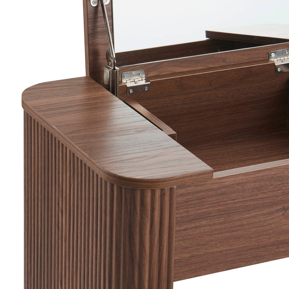 Hattie Compact Dressing Table - Medium Wood - DUSK