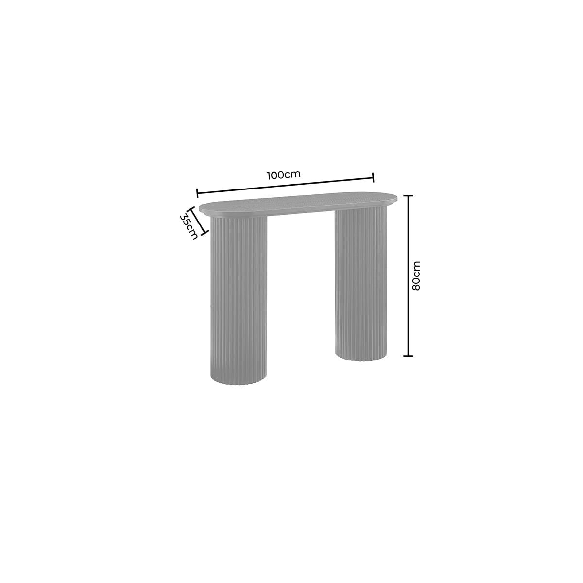 Hattie Console Table - Walnut - DUSK