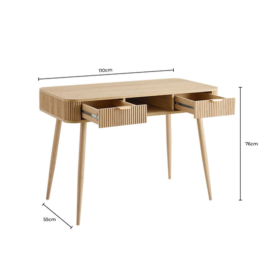 Hattie Desk - Light Grey - DUSK