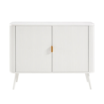 Hattie Drinks Cabinet - Warm White - DUSK