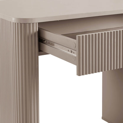Hattie Large Dressing Table with Drawers - Taupe - DUSK