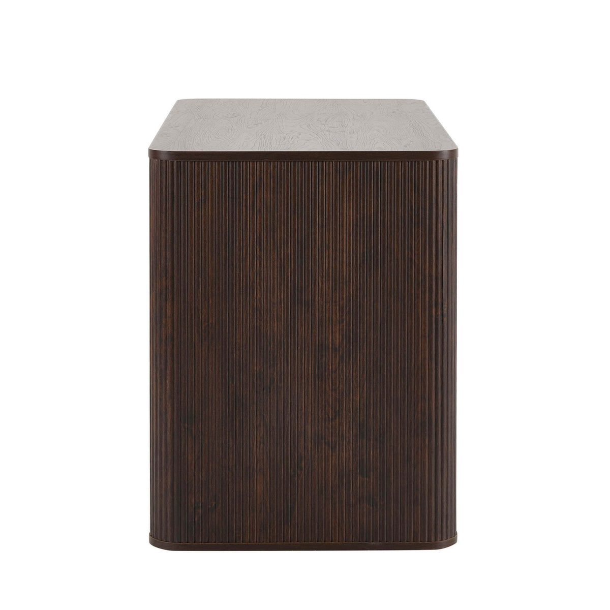 Hattie Large Dressing Table with Drawers - Walnut - DUSK