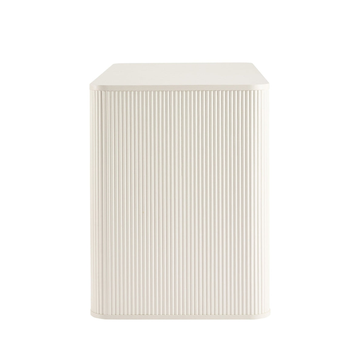 Hattie Large Dressing Table with Drawers - Warm White - DUSK