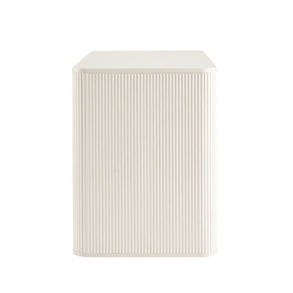 Hattie Large Dressing Table with Drawers - Warm White - DUSK
