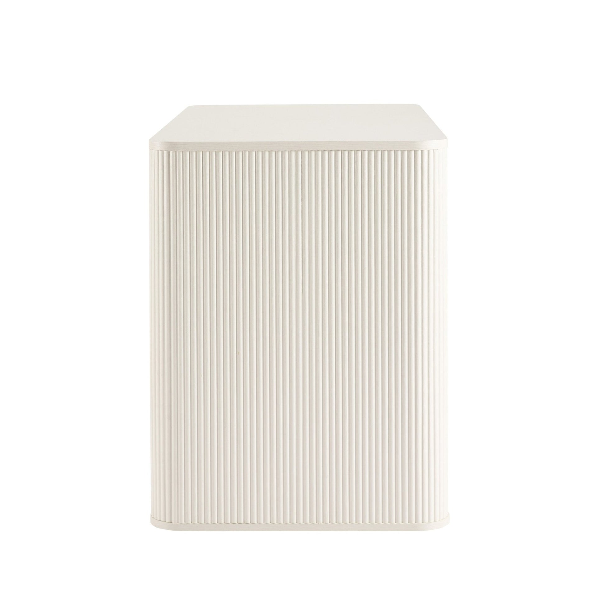 Hattie Large Dressing Table with Drawers - Warm White - DUSK