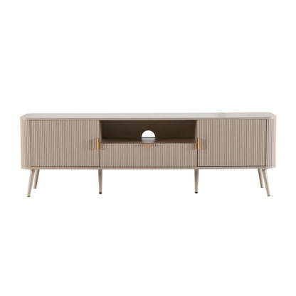 Hattie Large TV Unit for TVs up to 75" - Taupe - DUSK