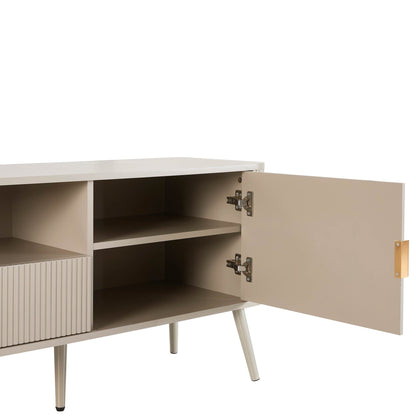 Hattie Large TV Unit for TVs up to 75" - Taupe - DUSK