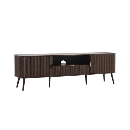 Hattie Large TV Unit for TVs up to 75"- Walnut - DUSK