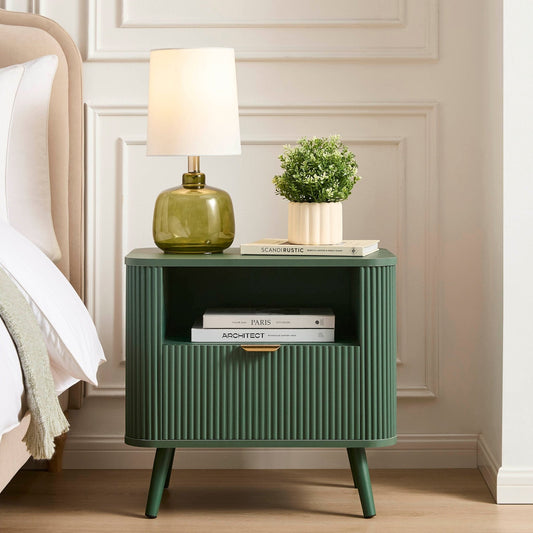 Hattie Nightstand - Dark Green - DUSK