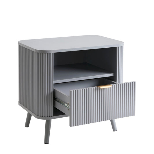 Hattie Nightstand - Light Grey - DUSK