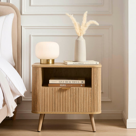 Hattie Nightstand - Light Wood - DUSK