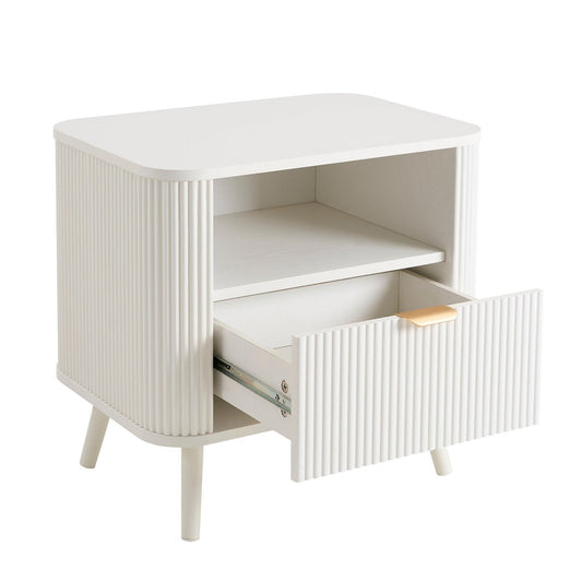 Hattie Nightstand - Warm White - DUSK