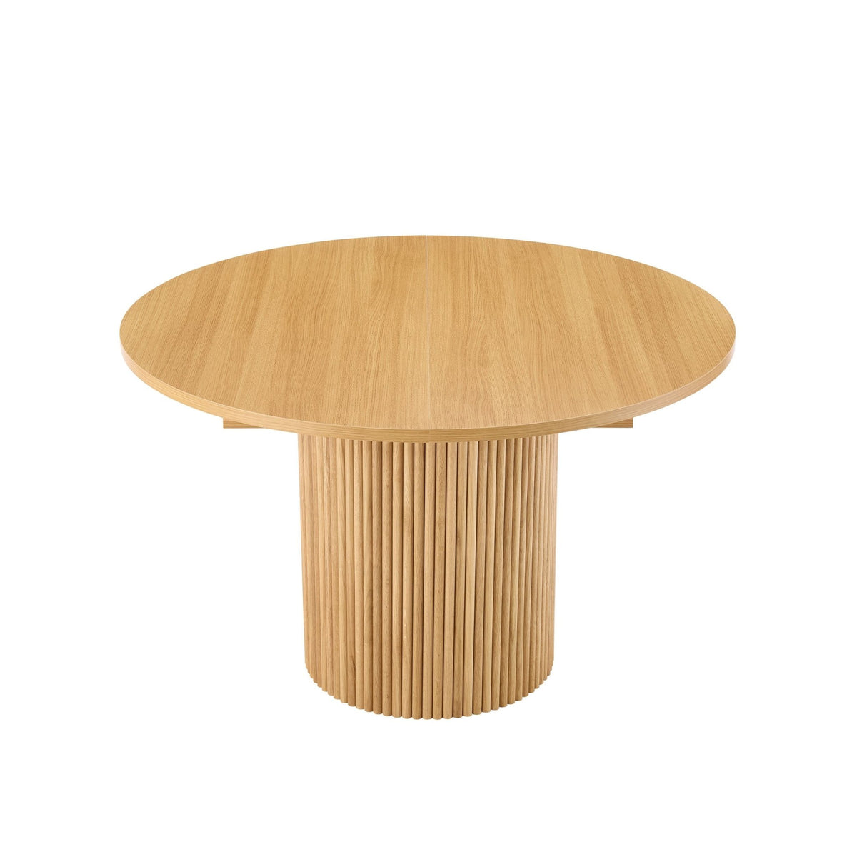 Hattie Oval Extendable 4 - 6 Seater Dining Table - Light Wood - DUSK