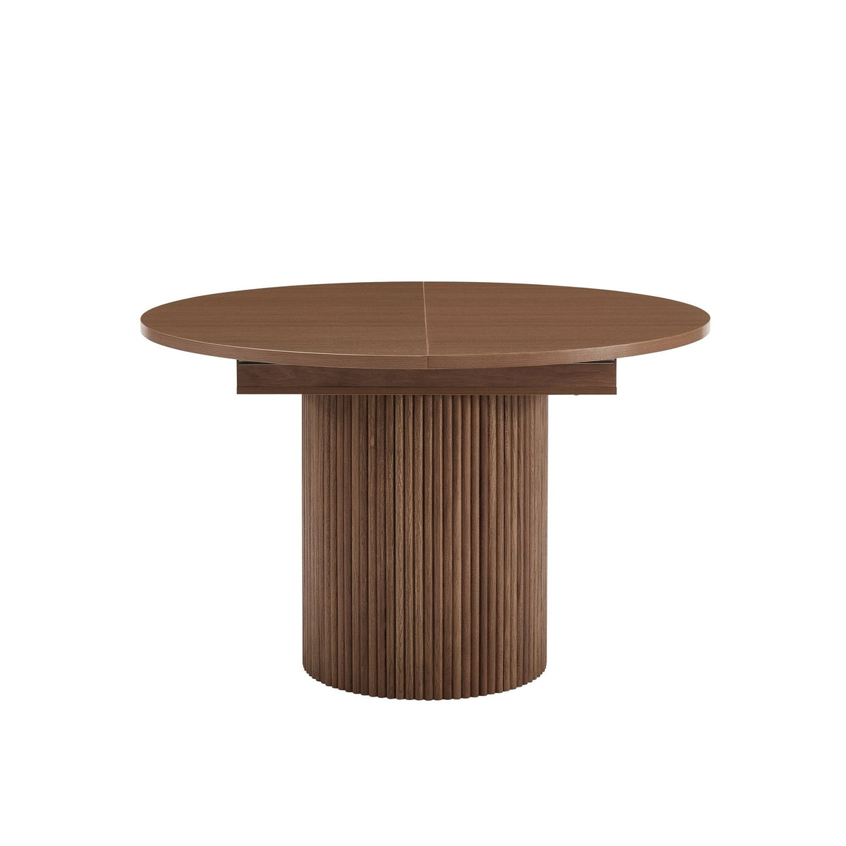 Hattie Oval Extendable 4-6 Seater Dining Table - Mid Wood - DUSK