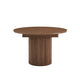 Hattie Oval Extendable 4-6 Seater Dining Table - Mid Wood - DUSK