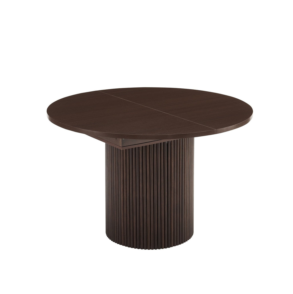 Hattie Oval Extendable 4-6 Seater Dining Table - Walnut - DUSK