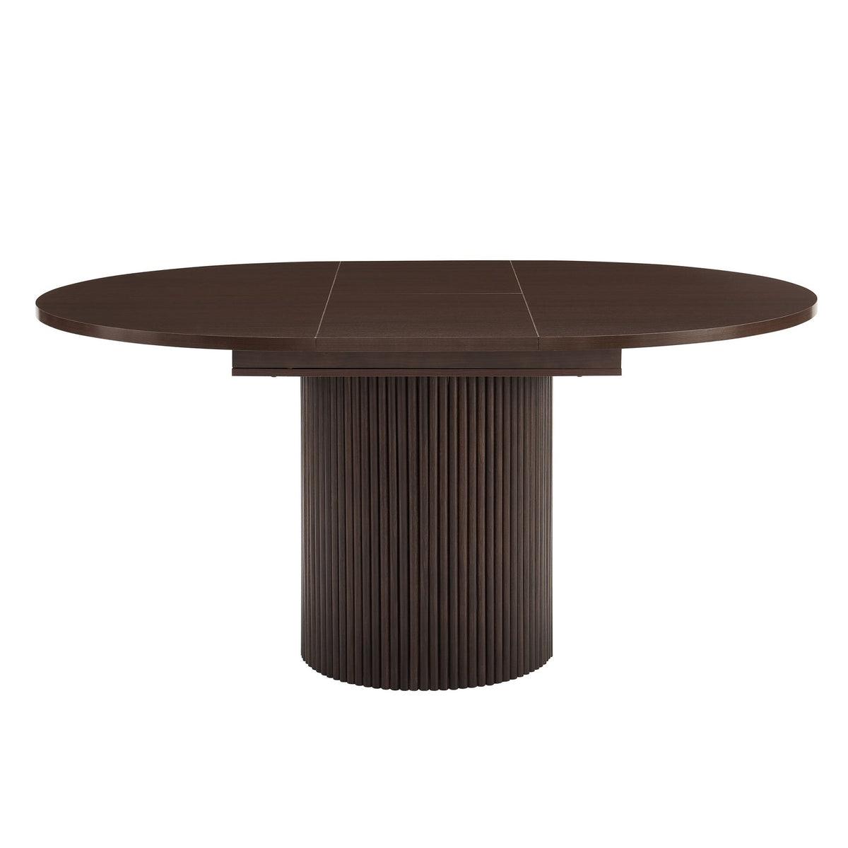 Hattie Oval Extendable 4-6 Seater Dining Table - Walnut - DUSK