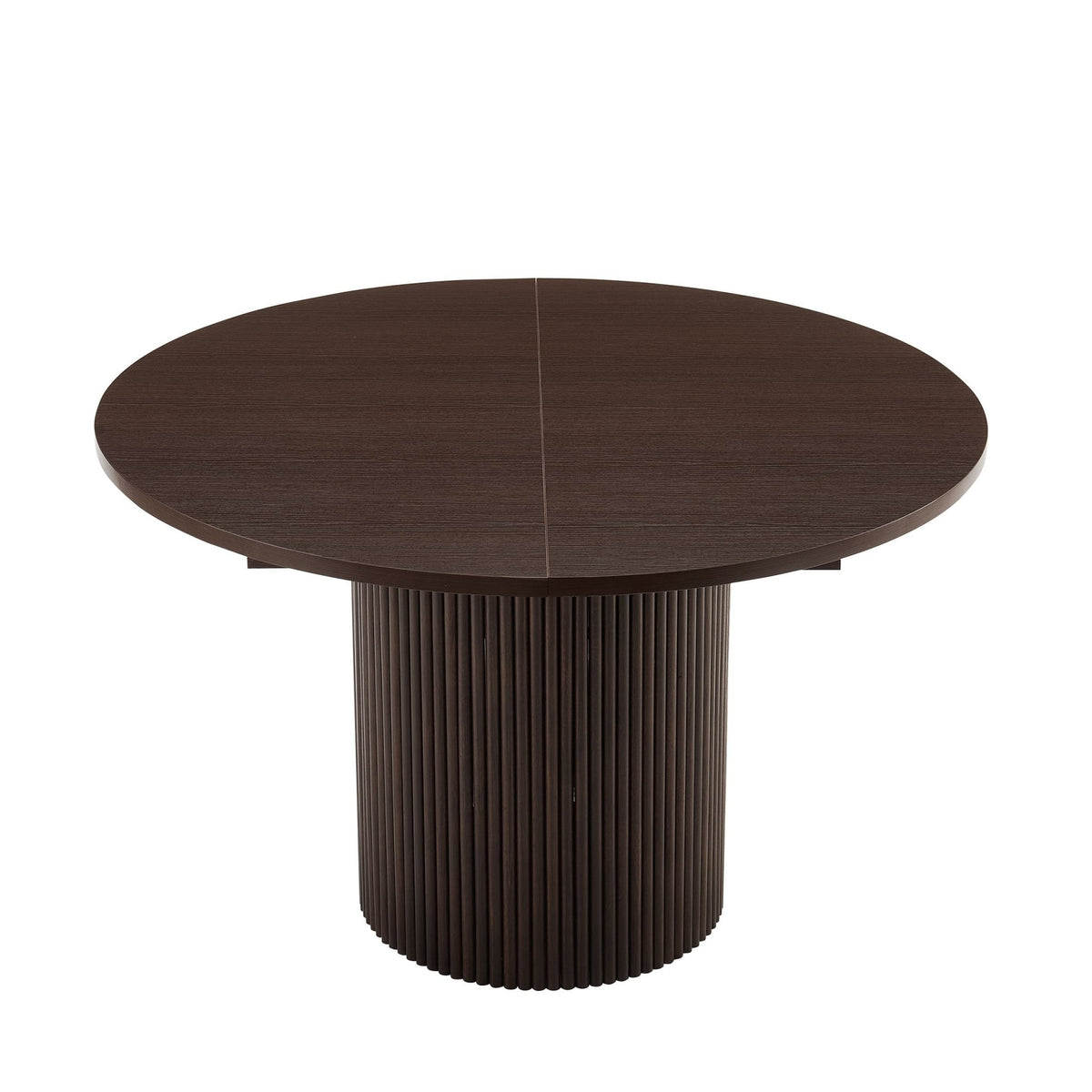 Hattie Oval Extendable 4-6 Seater Dining Table - Walnut - DUSK