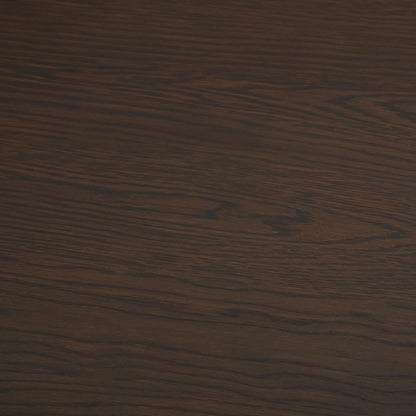 Hattie Panel Round 4 - 6 Seater Dining Table - Walnut - DUSK