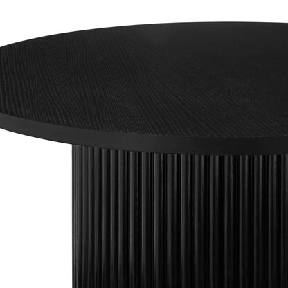 Hattie Round Pedestal Nesting Tables - Black - DUSK