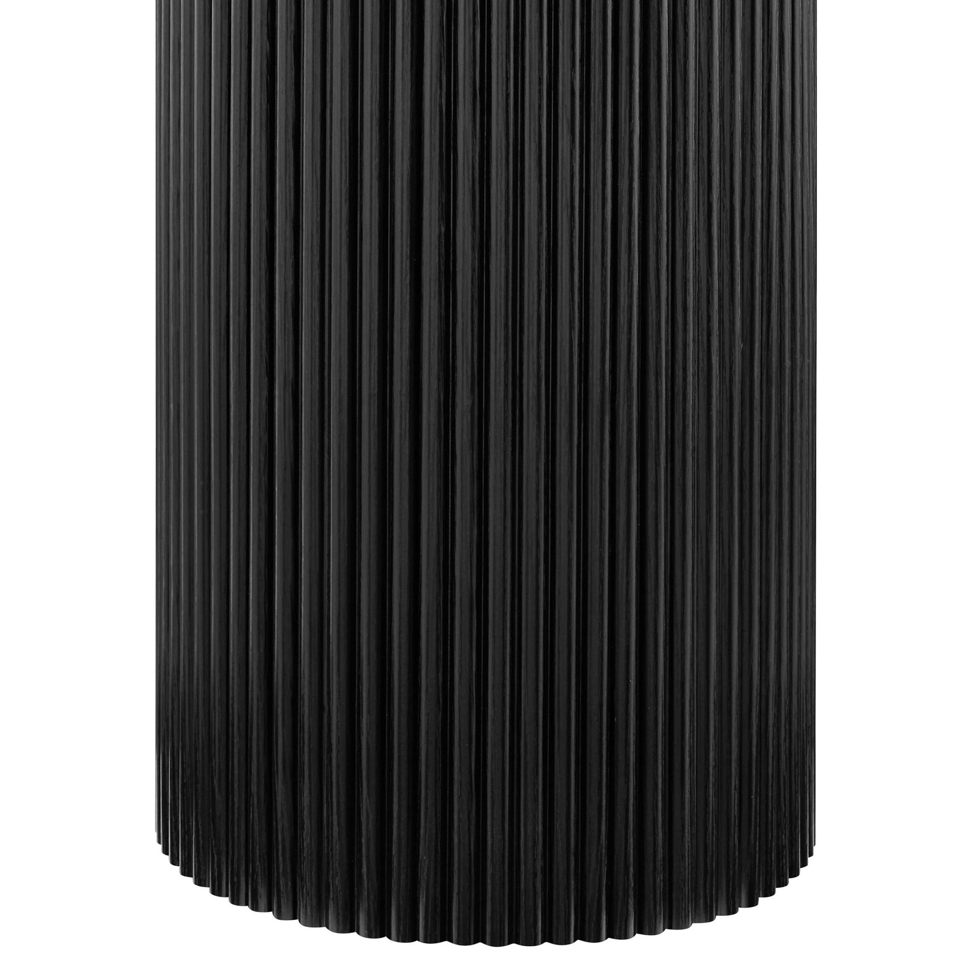 Hattie Round Pedestal Nesting Tables - Black - DUSK