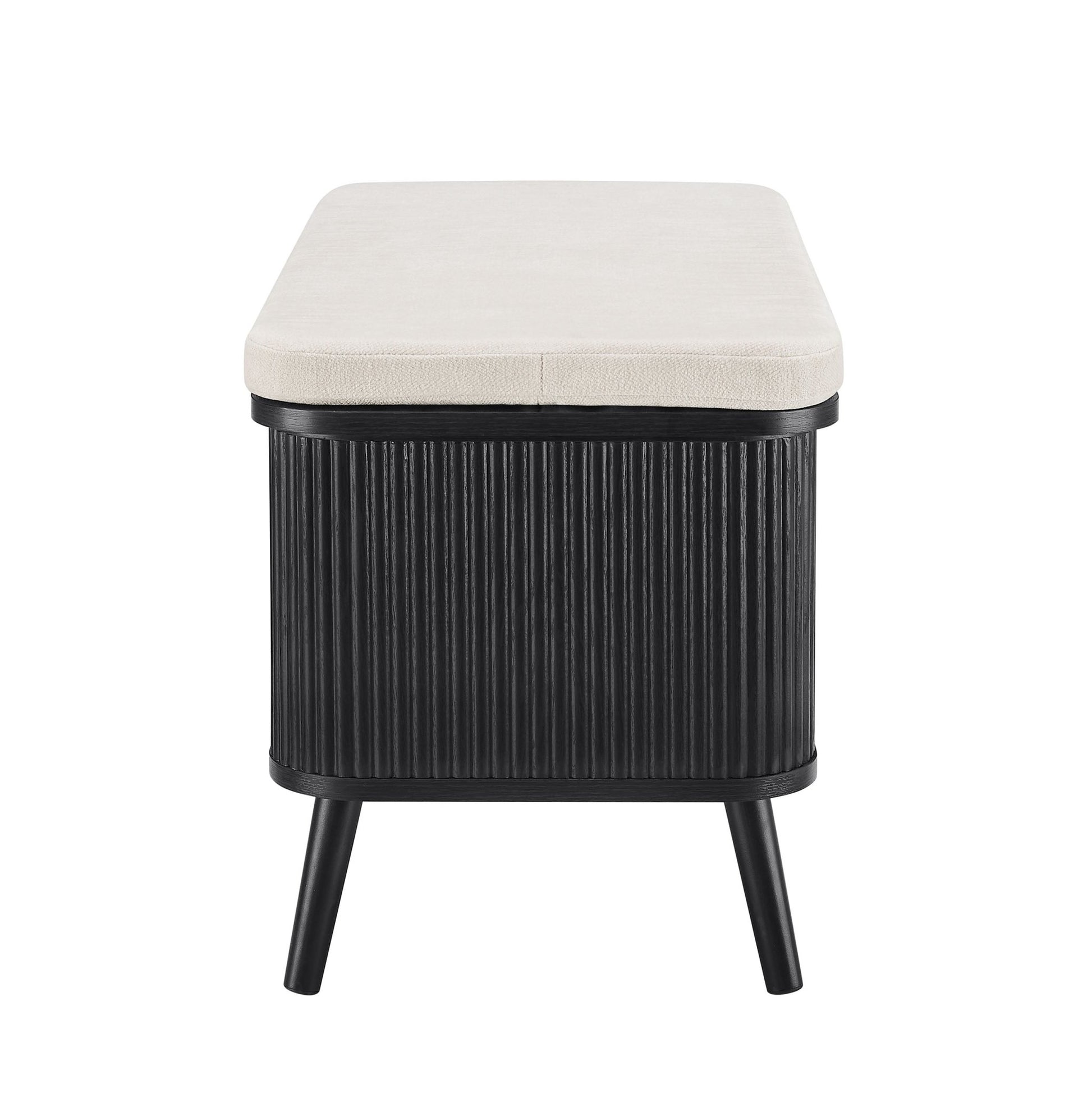Hattie Seated Storage Bench - Black - DUSK