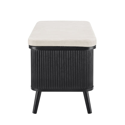 Hattie Seated Storage Bench - Black - DUSK
