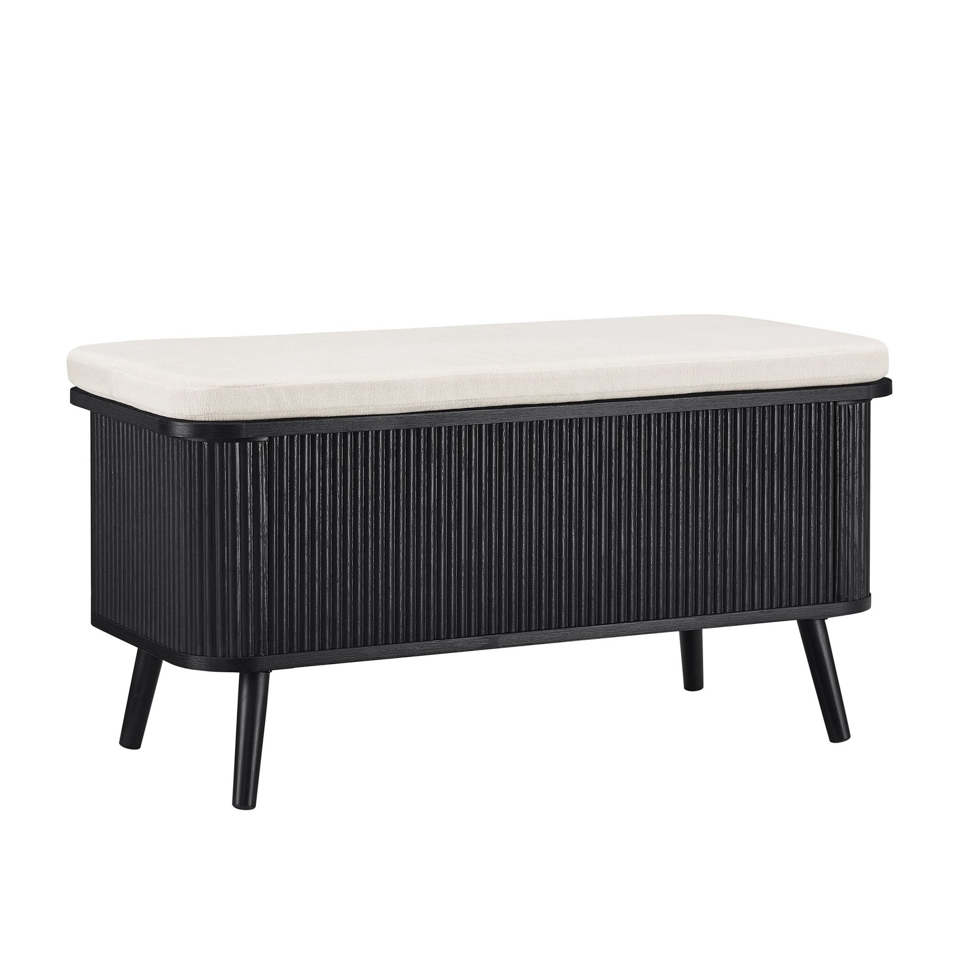 Hattie Seated Storage Bench - Black - DUSK