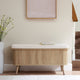 Hattie Seated Storage Bench - Light Wood - DUSK