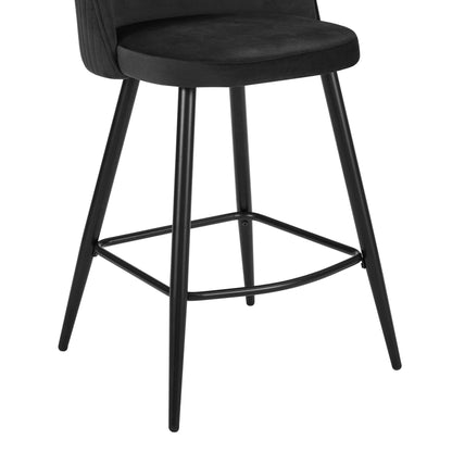 Hattie Set of 2 Barstools - Black - DUSK