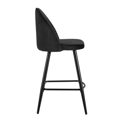 Hattie Set of 2 Barstools - Black - DUSK