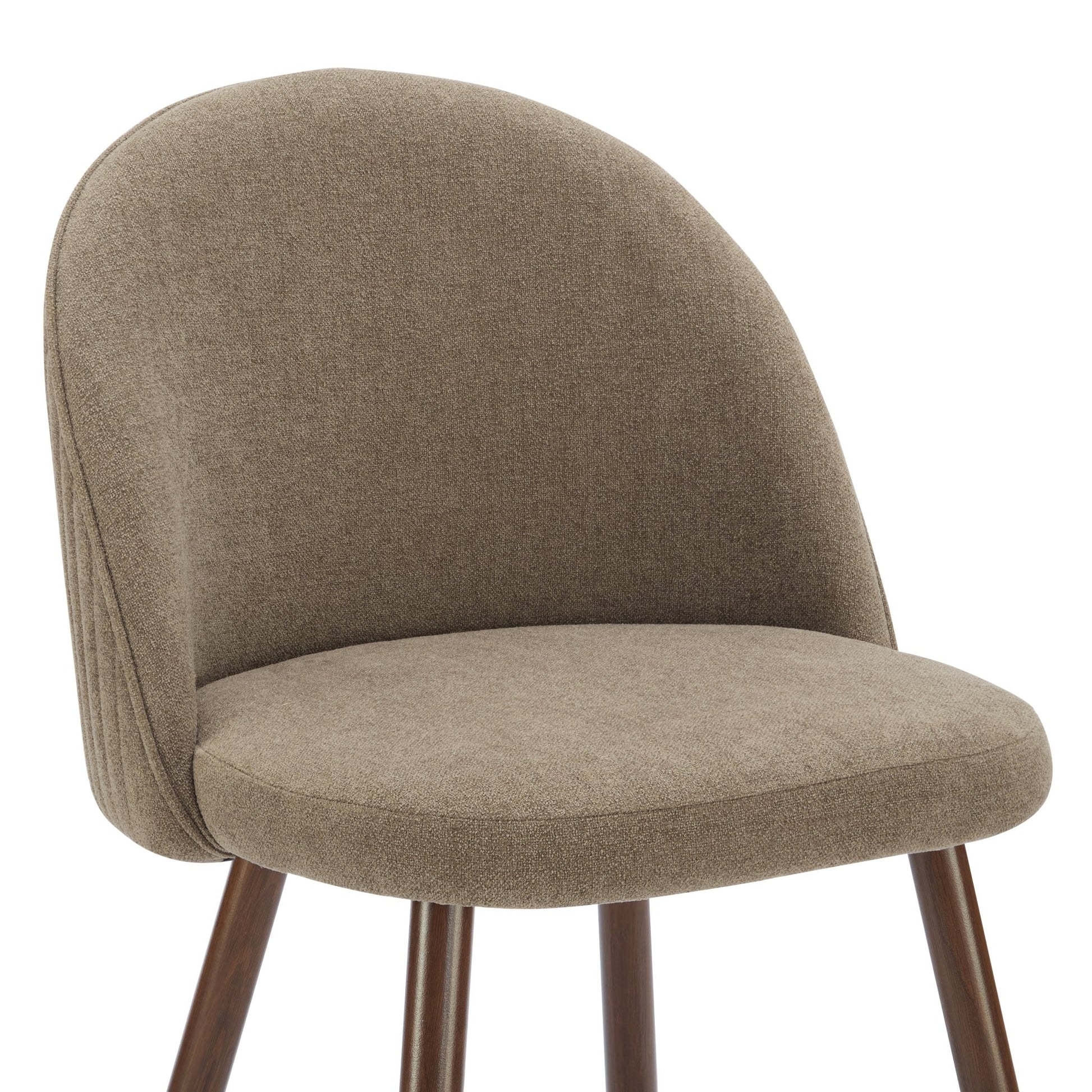Hattie Set of 2 Barstools - Chenille Mushroom - DUSK