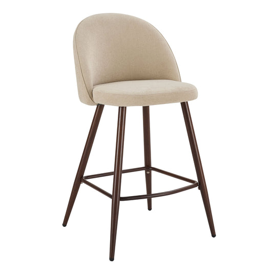 Hattie Set of 2 Barstools - Chenille Oatmeal - DUSK