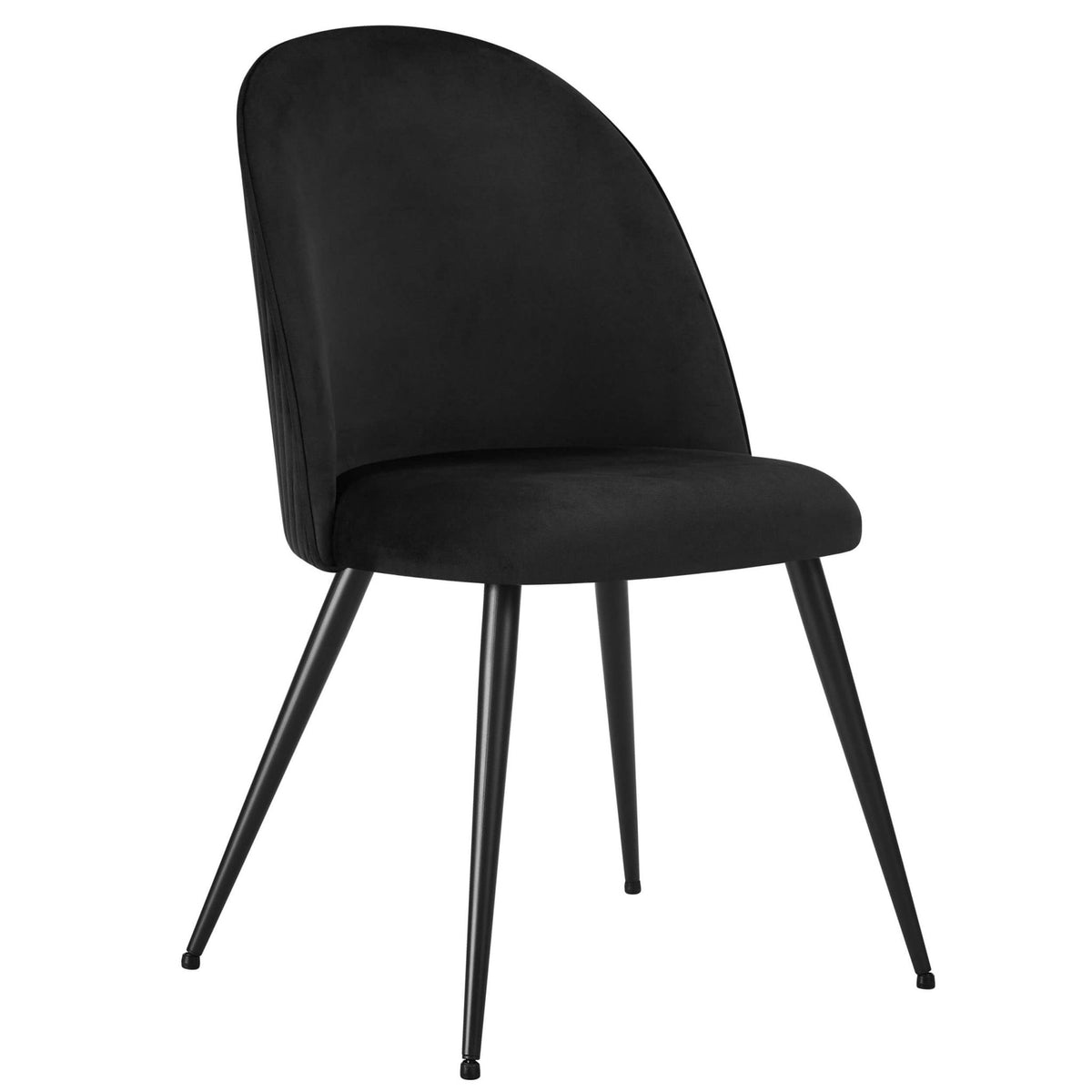 Hattie Set of 2 Dining Chairs - Black - DUSK