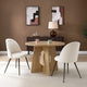 Hattie Set of 2 Dining Chairs - Ivory Chenille - DUSK