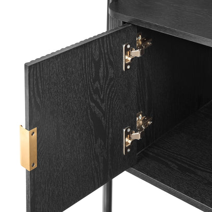 Hattie Shelving Unit - Black - DUSK