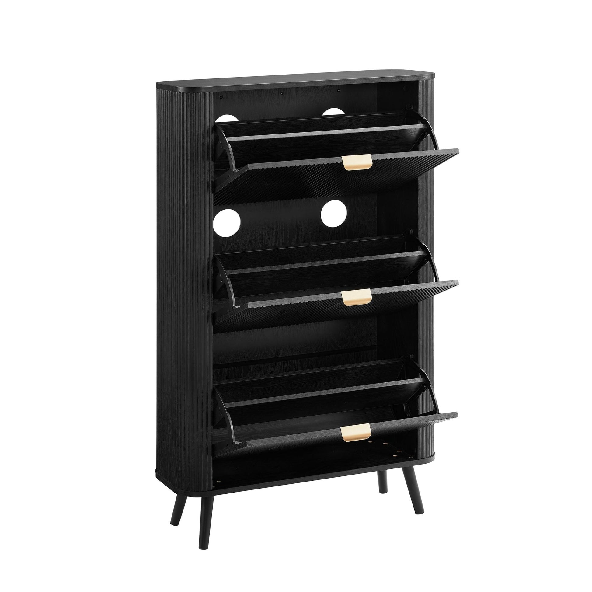 Hattie Shoe Cabinet - Black - DUSK