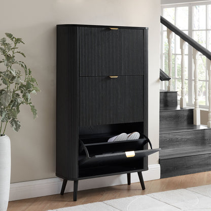 Hattie Shoe Cabinet - Black - DUSK
